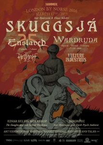 SKUGGSJA event poster. London By Norse