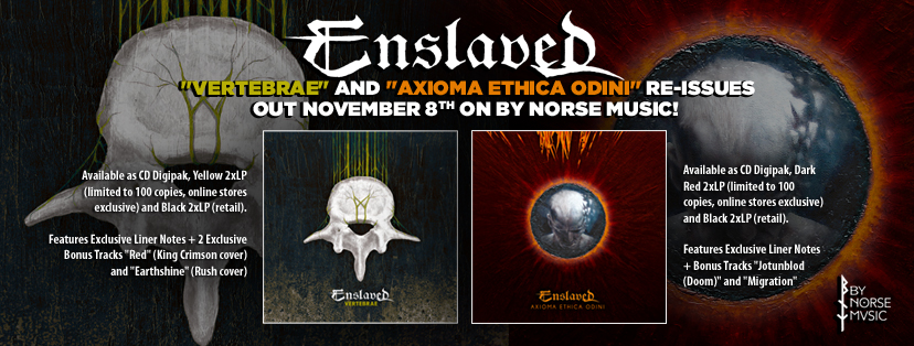 “Vertebrae” and “Axioma Ethica Odini” By Norse Music Re-Issues available for pre-order!